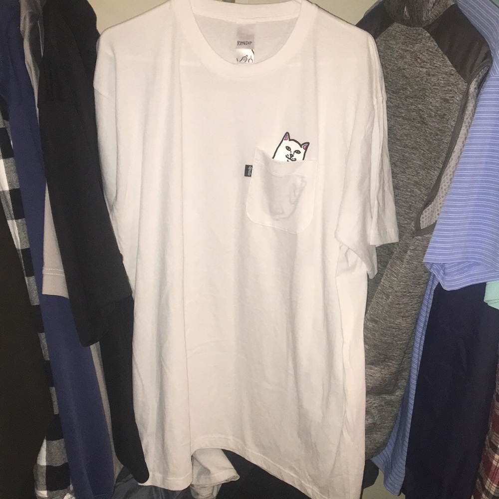 NWOT RIPNDIP Cat Tee (FREE STICKERS)
